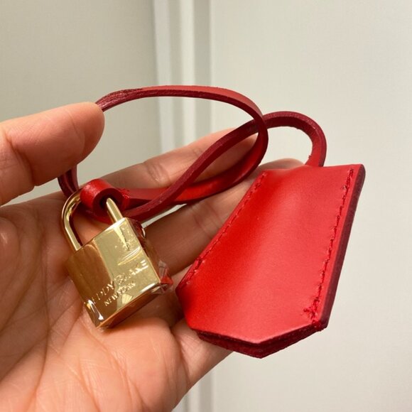 Teddy Blake Kate Stampatto 12" Italian Leather Handbag in Red, New without Tag - Picture 6 of 9